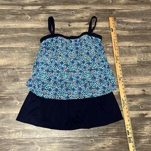 Maxine of Hollywood swim dress swimsuit bathing suit womens size 18W